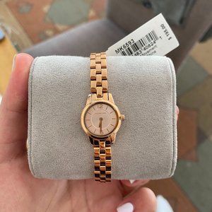 Michael Kors Petite Runway Rose Gold Watch